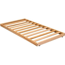 Load image into Gallery viewer, Twin size Solid Wood Roll-Out Trundle Bed Frame - Made in USA
