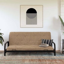 Load image into Gallery viewer, Full size 6-inch Thick Innerspring Futon Mattress in Tan