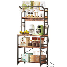 Load image into Gallery viewer, Modern Heavy Duty Baker's Rack Kitchen Living Room Office Shelving Unit