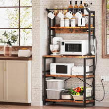Load image into Gallery viewer, Modern Heavy Duty Baker's Rack Kitchen Living Room Office Shelving Unit