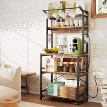 Load image into Gallery viewer, Modern Heavy Duty Baker's Rack Kitchen Living Room Office Shelving Unit
