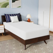 Load image into Gallery viewer, Twin size 10-inch Charcoal Infused Memory Foam Mattress with Removable Cover