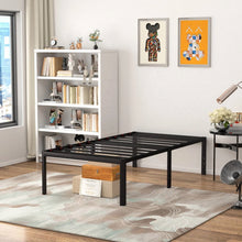 Load image into Gallery viewer, Twin 18-inch Rounded Edge Corners Metal Bed Frame with Under-bed Storage Space