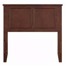 Load image into Gallery viewer, Twin size Traditional Style Headboard in Walnut Wood Finish