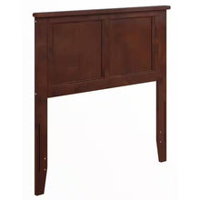 Load image into Gallery viewer, Twin size Traditional Style Headboard in Walnut Wood Finish