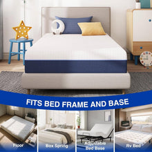 Load image into Gallery viewer, Twin Size 6-inch Gel Infused Medium Firm Memory Foam Mattress