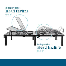 Load image into Gallery viewer, Twin XL Remote Remote Controlled Steel Adjustable Bed
