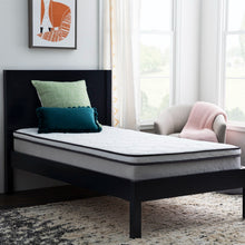 Load image into Gallery viewer, Twin size 8-inch Plush Memory Foam Innerspring Hybrid Mattress