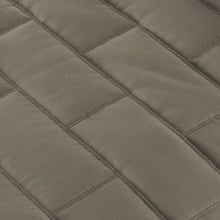 Load image into Gallery viewer, Twin/Twin XL Modern Brick Stitch Microfiber Reversible 2 Piece Comforter Set in Taupe