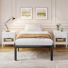 Load image into Gallery viewer, Twin XL Heavy Duty Metal Bed Frame Platform with Round Edge Legs