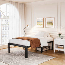 Load image into Gallery viewer, Twin XL Heavy Duty Metal Bed Frame Platform with Round Edge Legs