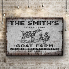 Load image into Gallery viewer, Goat Farm Sign II