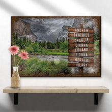 Load image into Gallery viewer, Lake Family Name Sign