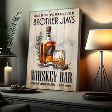 Load image into Gallery viewer, Aged To Perfection Whiskey Bar Sign