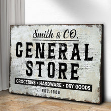 Load image into Gallery viewer, General Store Sign