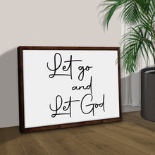Load image into Gallery viewer, Let go And Let God Sign