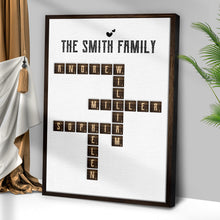 Load image into Gallery viewer, Scrabble Family Name Sign