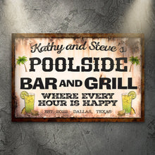 Load image into Gallery viewer, Poolside Bar And Grill Sign III