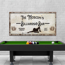 Load image into Gallery viewer, Billiards And Bar Sign II