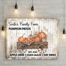 Load image into Gallery viewer, Family Pick Your Own Pumpkin Patch Sign II