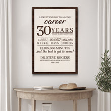 Load image into Gallery viewer, A Sweet Ending To A Long Career Sign