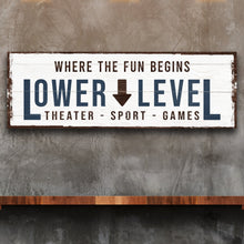 Load image into Gallery viewer, Lower Level Sign III