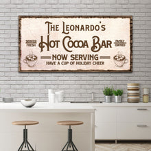 Load image into Gallery viewer, Have A Cup Of Holiday Cheer Hot Cocoa Bar Sign