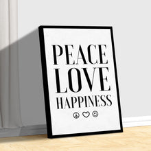 Load image into Gallery viewer, Peace Love Happiness Sign II