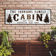 Load image into Gallery viewer, Family Cabin Sign II