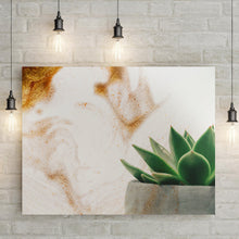Load image into Gallery viewer, Stone Pot Succulent Plant Canvas Wall Art