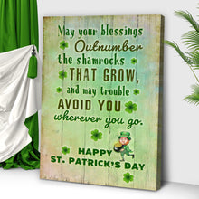 Load image into Gallery viewer, St. Patrick's Day Blessings Sign