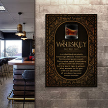 Load image into Gallery viewer, Whiskey Definition Sign