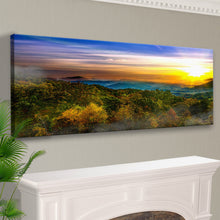 Load image into Gallery viewer, Foggy Mountain At Sunrise Canvas Wall Art