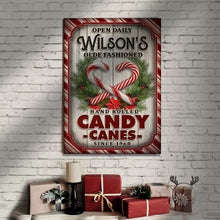 Load image into Gallery viewer, Olde Fashioned Hand Rolled Candy Canes Sign
