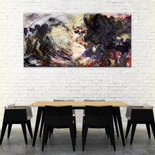 Load image into Gallery viewer, Waves Abstract Painting Canvas Wall Art