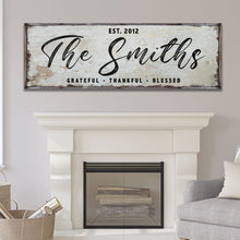 Load image into Gallery viewer, Thanksgiving Family Sign II