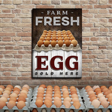 Load image into Gallery viewer, Sold Here Farm Fresh Eggs Sign