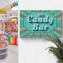 Load image into Gallery viewer, Love Is Sweet Take A Treat Candy Bar Sign III