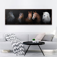 Load image into Gallery viewer, A Family Of Horses Canvas Wall Art