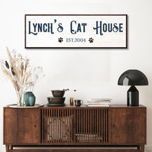 Load image into Gallery viewer, Cat House Sign