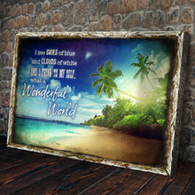 Load image into Gallery viewer, What A Wonderful World Sign IX
