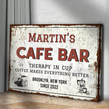 Load image into Gallery viewer, Cafe Bar Sign