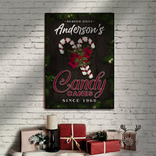 Load image into Gallery viewer, Served Daily Candy Canes Sign