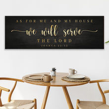 Load image into Gallery viewer, Joshua 24:15 - We Will Serve The Lord Sign III