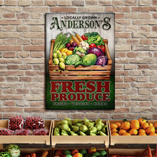 Load image into Gallery viewer, Locally Grown Fresh Produce Sign