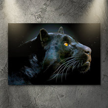 Load image into Gallery viewer, Black Panther Head Canvas Wall Art