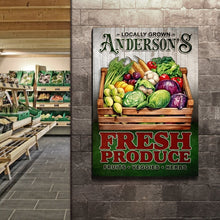 Load image into Gallery viewer, Locally Grown Fresh Produce Sign