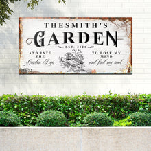 Load image into Gallery viewer, Family Garden Sign