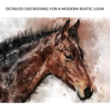 Load image into Gallery viewer, Horse Watercolor Canvas Wall Art