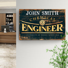 Load image into Gallery viewer, Chemical Engineer Sign